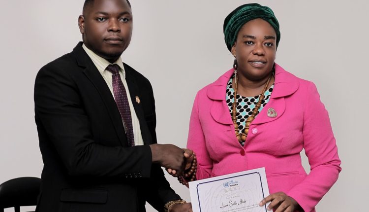 John Vinzelts country head and Lilian Sally Addo Deputy Country Head