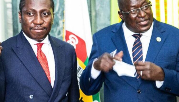 Alexander Afenyo-Markin with Sidie Mohammed Tunis