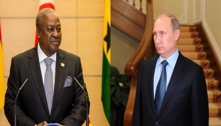 John Mahama Runs To Russia For Support, Months To Elections In Ghana