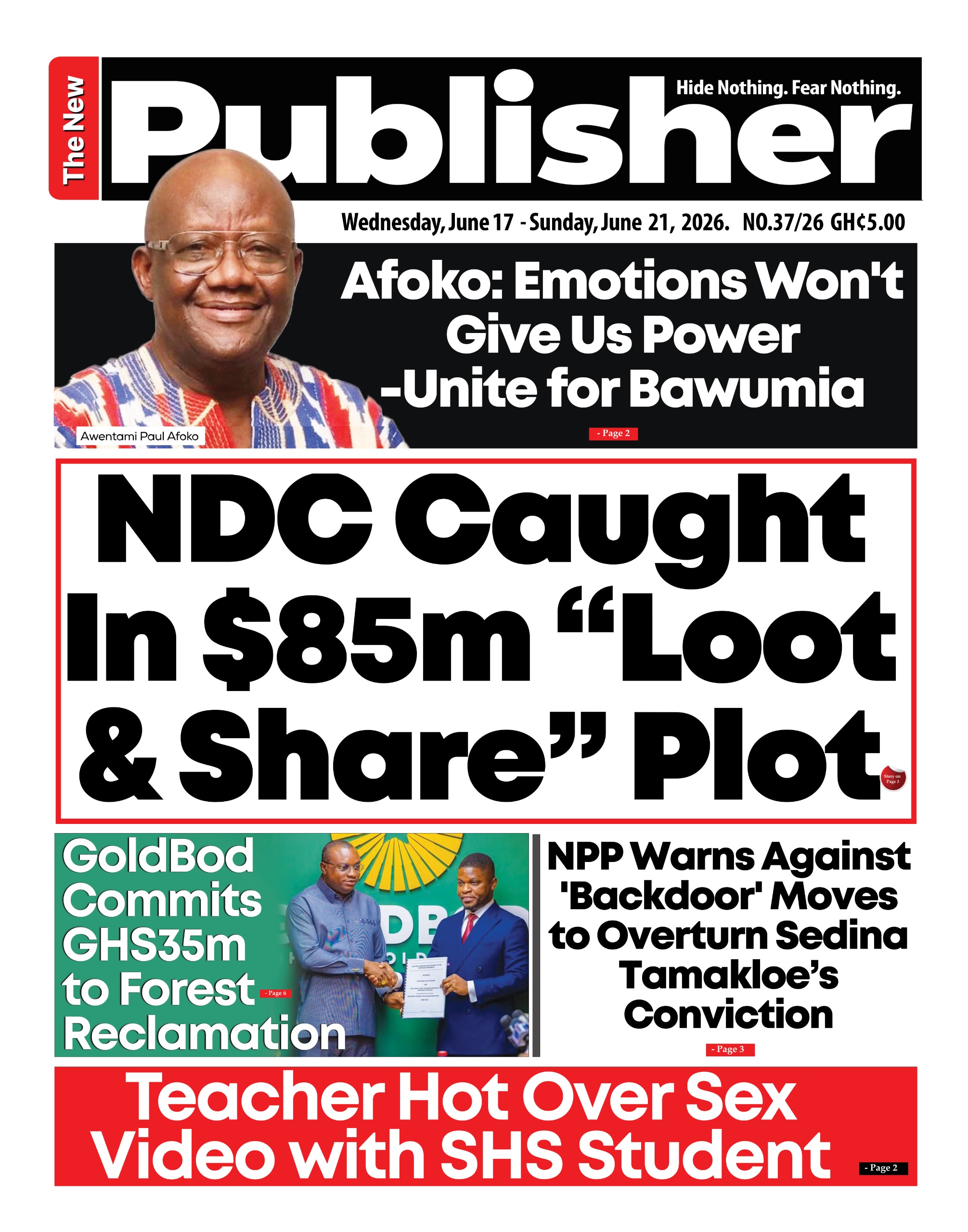 NEWS PAPER HEADLINE